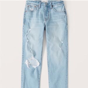 Boyfriend Mid Ride Jeans Abercrombie